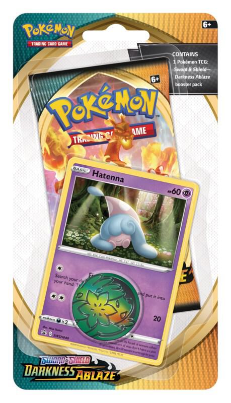 Darkness Ablaze Single Pack Blister [Hatenna] Pokémon card