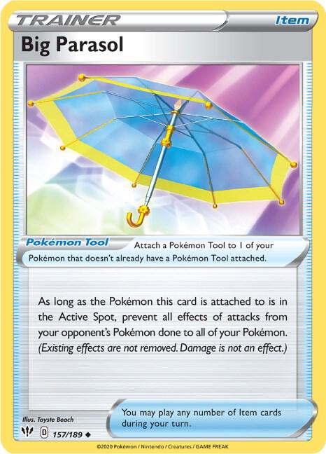 Big Parasol 157/189 Uncommon Darkness Ablaze Pokémon card