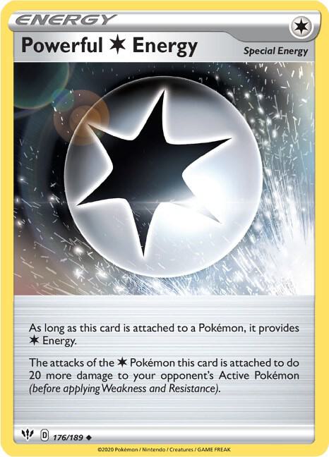 Powerful C Energy - 176/189 Uncommon SWSH03: Darkness Ablaze