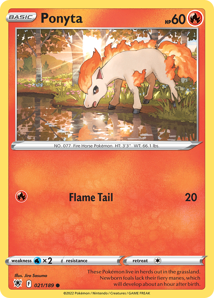 Ponyta 021/189 Common Astral Radiance