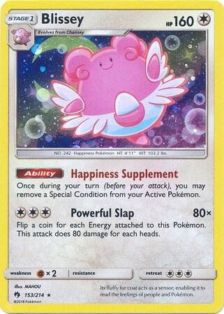 Blissey - 153/214 (Cosmos Holo) Promo Miscellaneous Cards & Products