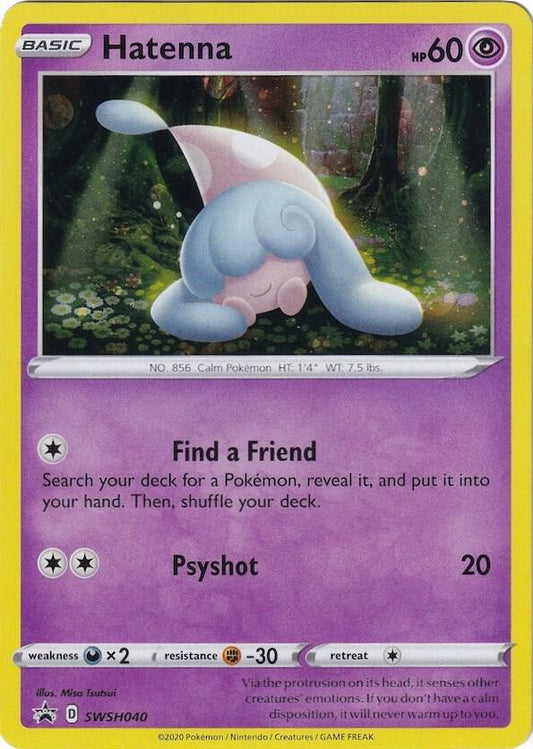 Hatenna - SWSH040 SWSH040 Promo Sword & Shield Promo Cards Pokémon card