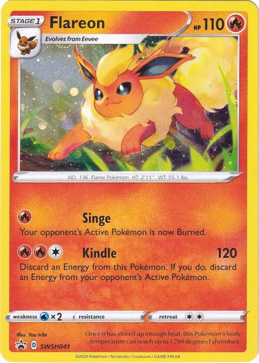 Flareon - SWSH041 SWSH041 Promo Sword & Shield Promo Cards Pokémon card