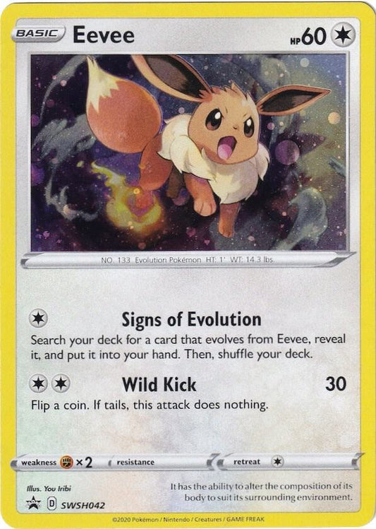 Eevee - SWSH042 SWSH042 Promo Sword & Shield Promo Cards Pokémon card