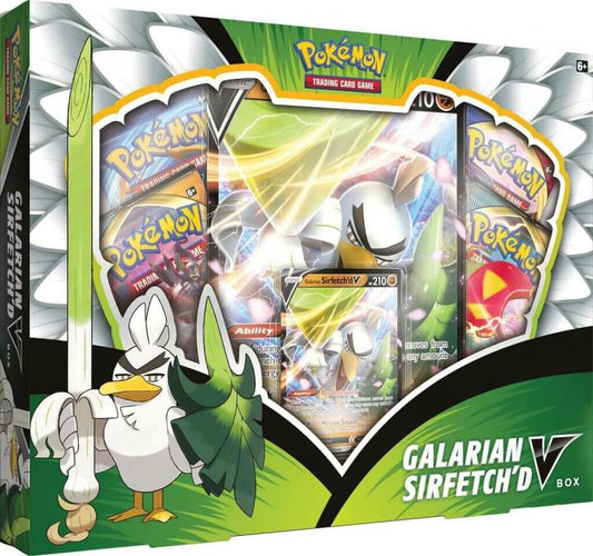 Galarian Sirfetch'd V Box Darkness Ablaze Pokémon card
