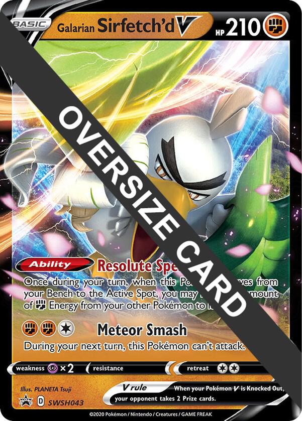 Galarian Sirfetch'd V - SWSH043 SWSH043 Promo Jumbo Cards Pokémon card