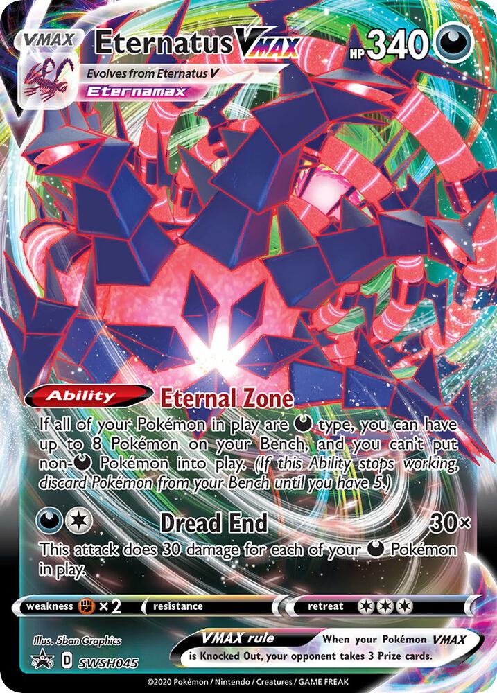 Eternatus VMAX - SWSH045 SWSH045 Promo Sword & Shield Promo Cards Pokémon card