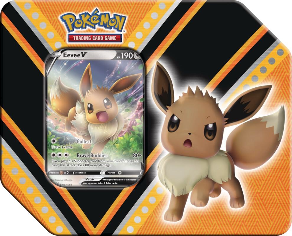 V Powers Tin [Eevee V] - Miscellaneous Cards & Products