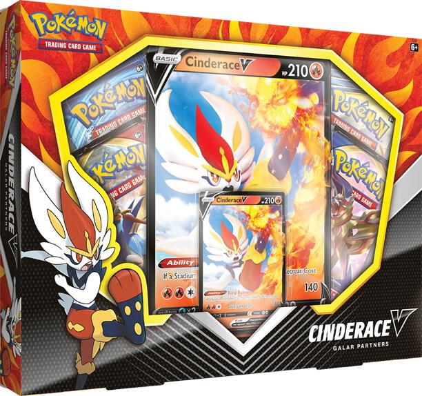 Galar Partners Box [Cinderace V] Sword & Shield Base Set Pokémon card