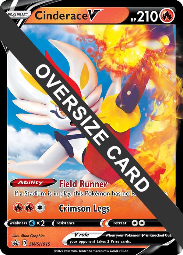 Cinderace V - SWSH015 SWSH015 Promo Jumbo Cards Pokémon card
