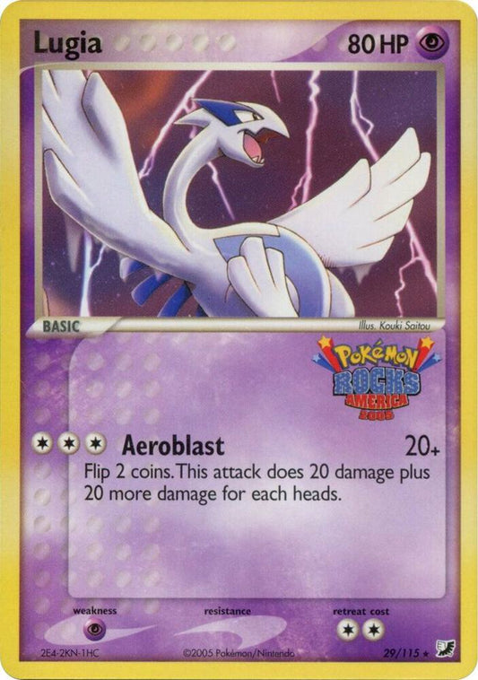 Lugia - 29/115 (Pokemon Rocks America) 029/115 Promo Miscellaneous Cards & Products Pokémon card