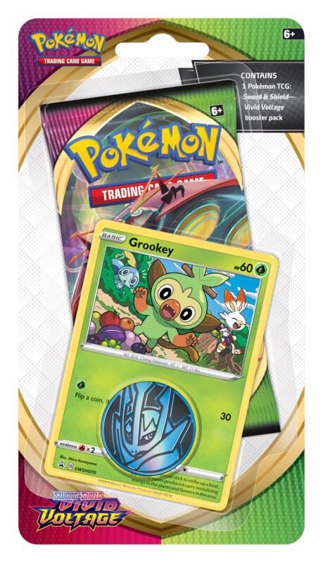 Vivid Voltage Single Pack Blister [Grookey] - SWSH04: Vivid Voltage