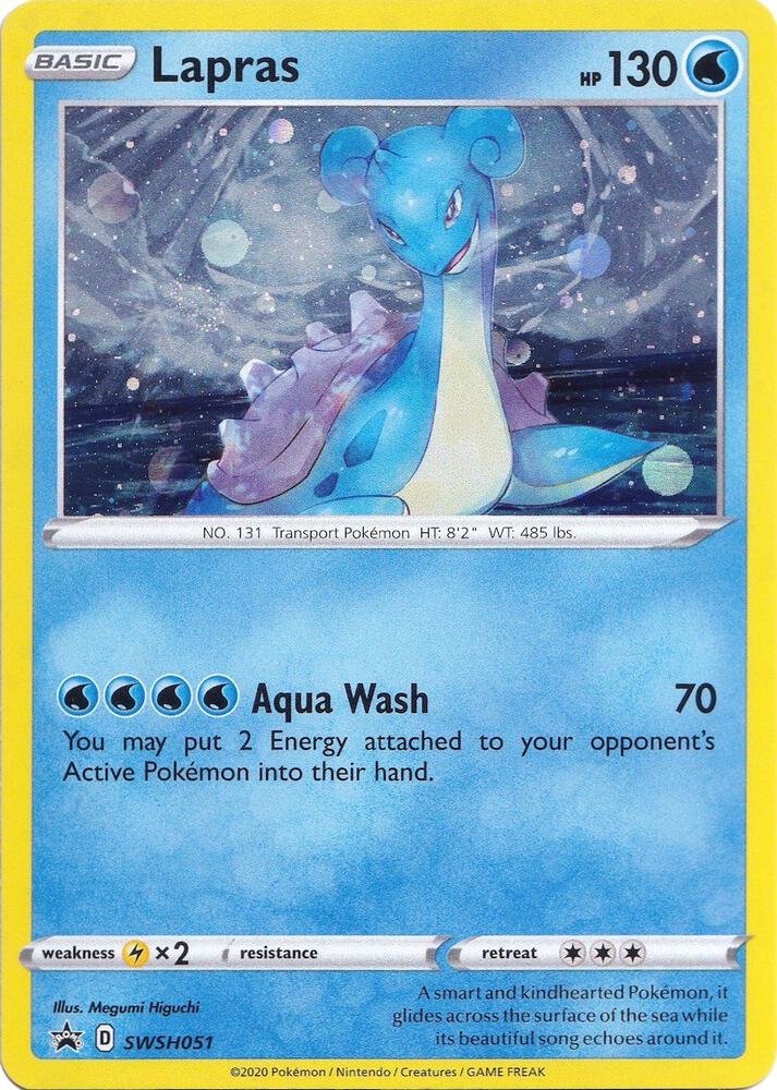 Lapras - SWSH051 - SWSH051 Promo SWSH: Sword & Shield Promo Cards