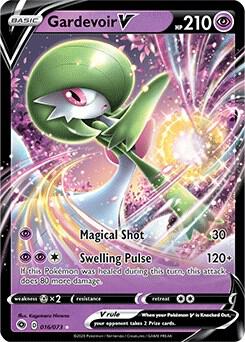 Gardevoir V 16/73 Ultra Rare Champion's Path Pokémon card