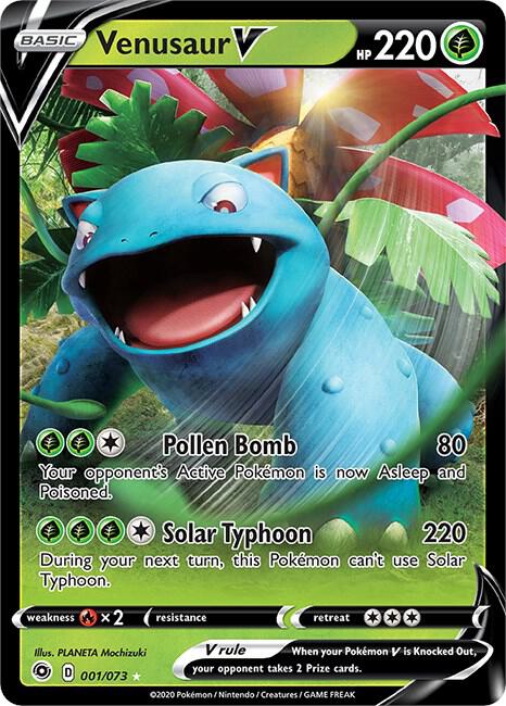 Venusaur V - 01/73 Ultra Rare Champion's Path