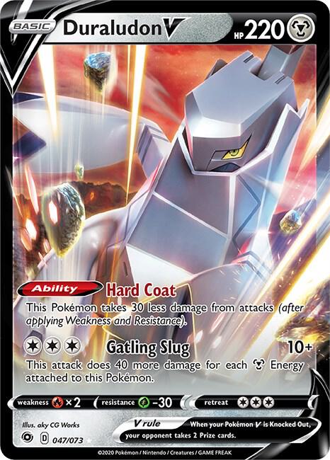 Duraludon V 47/73 Ultra Rare Champion's Path Pokémon card