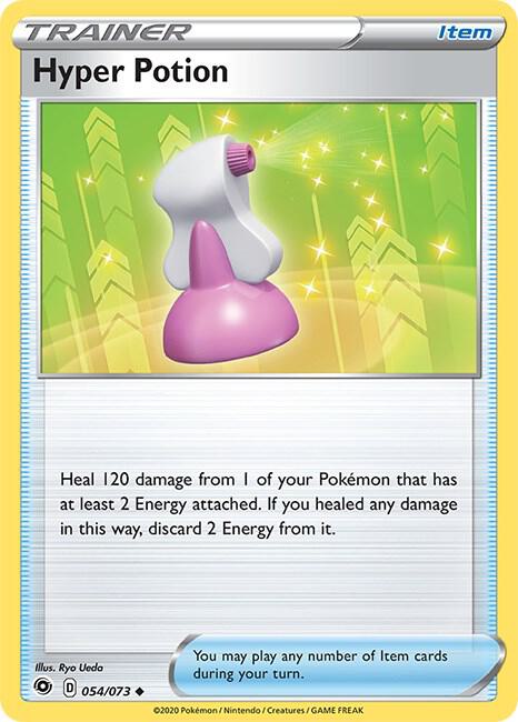 Hyper Potion 54/73 Uncommon Champion's Path Pokémon card