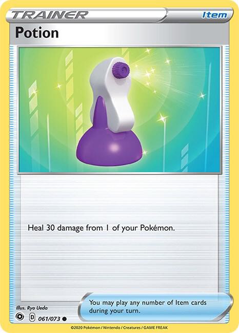 Potion 61/73 Common Champion's Path Pokémon card
