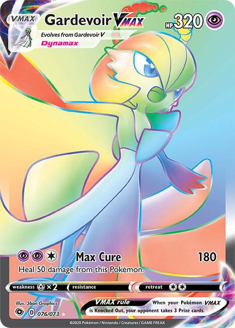 Gardevoir VMAX (Secret) 76/73 Secret Rare Champion's Path Pokémon card