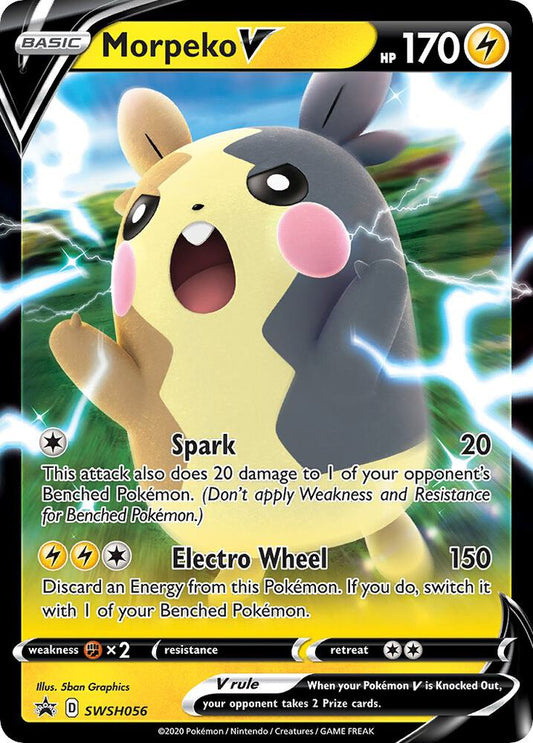 Morpeko V - SWSH056 SWSH056 Promo Sword & Shield Promo Cards Pokémon card