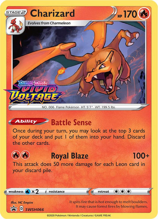 Charizard - SWSH066 (Prerelease) SWSH066 Promo Sword & Shield Promo Cards Pokémon card