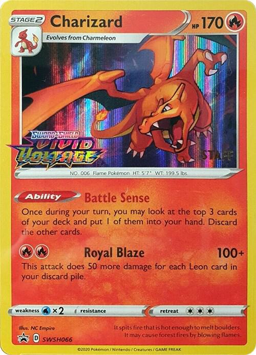 Charizard - SWSH066 (Prerelease) [Staff] SWSH066 Promo Sword & Shield Promo Cards Pokémon card