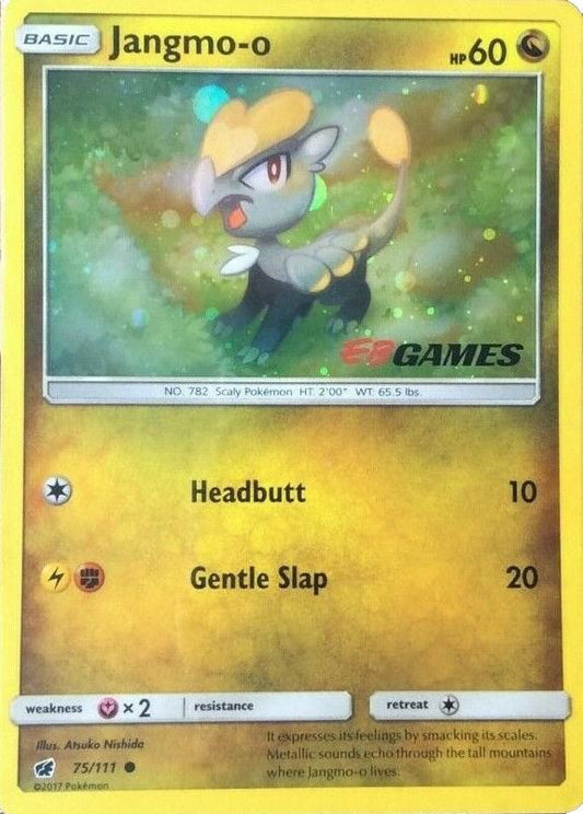 Jangmo-o - 75/111 (Cosmos Holo) (EB Games Promo) 075/111 Promo Miscellaneous Cards & Products Pokémon card
