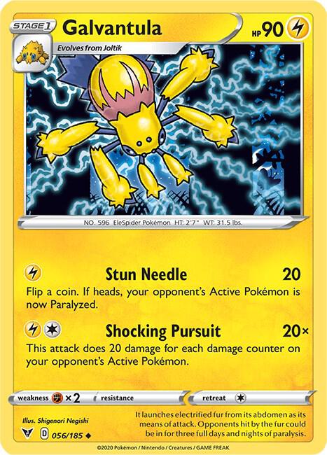 Galvantula 056/185 Uncommon Vivid Voltage Pokémon card