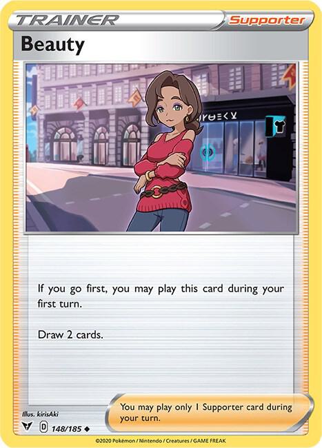 Beauty 148/185 Uncommon Vivid Voltage Pokémon card