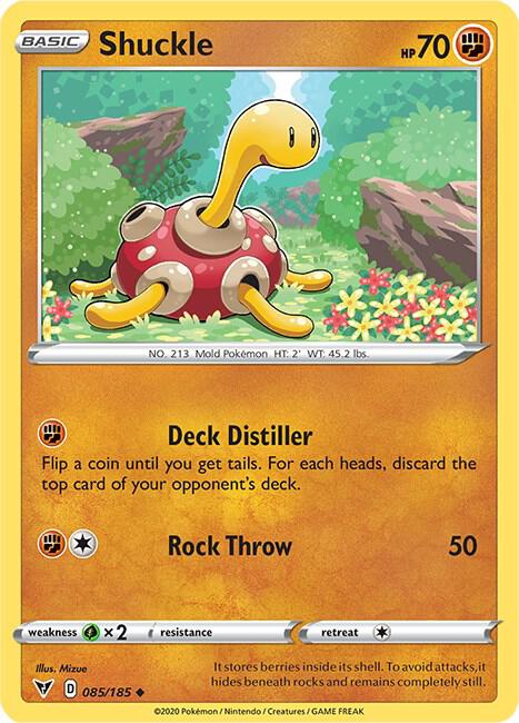 Shuckle 085/185 Uncommon Vivid Voltage Pokémon card