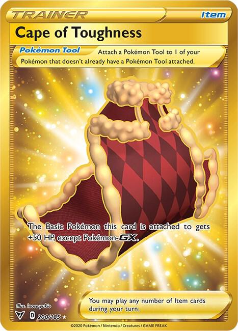 Cape of Toughness (Secret) - 200/185 Secret Rare SWSH04: Vivid Voltage
