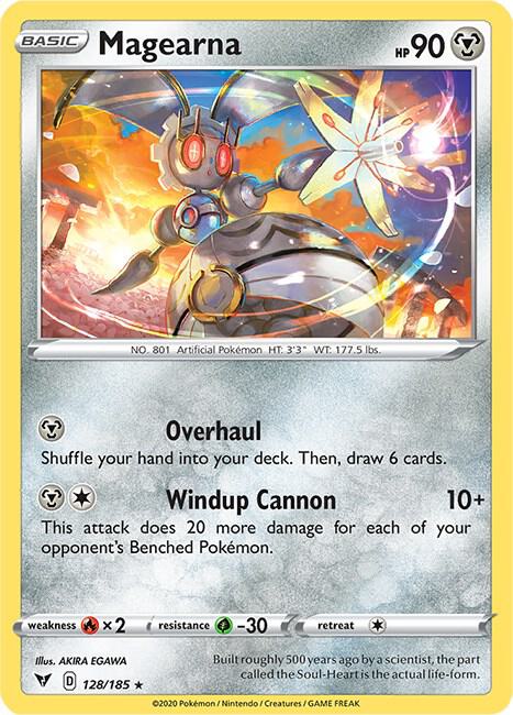 Magearna 128/185 Holo Rare Vivid Voltage Pokémon card