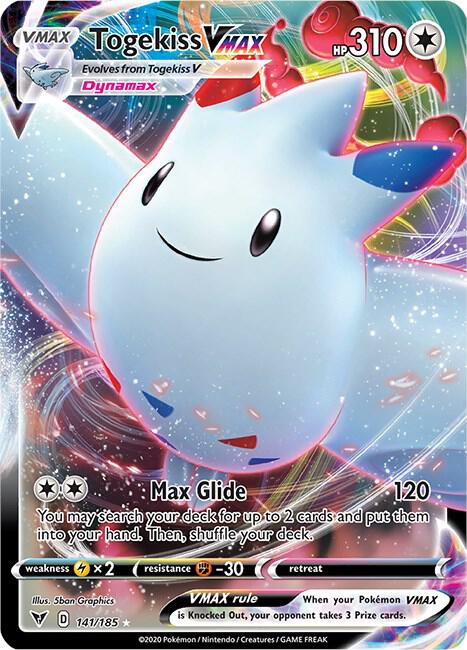 Togekiss VMAX 141/185 Ultra Rare Vivid Voltage Pokémon card