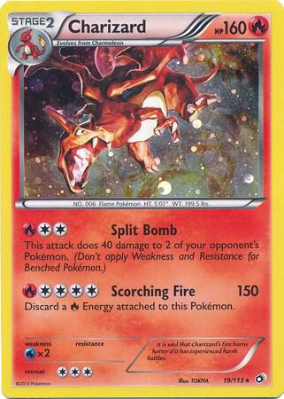 Charizard - 19/113 (Cosmos Holo) 019/113 Promo Miscellaneous Cards & Products Pokémon card