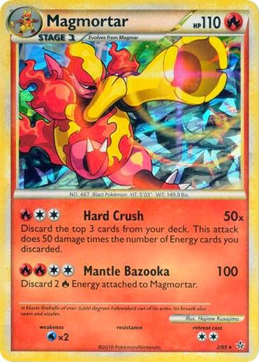Magmortar - 2/95 (Cracked Ice Holo) 002/095 Promo Miscellaneous Cards & Products Pokémon card