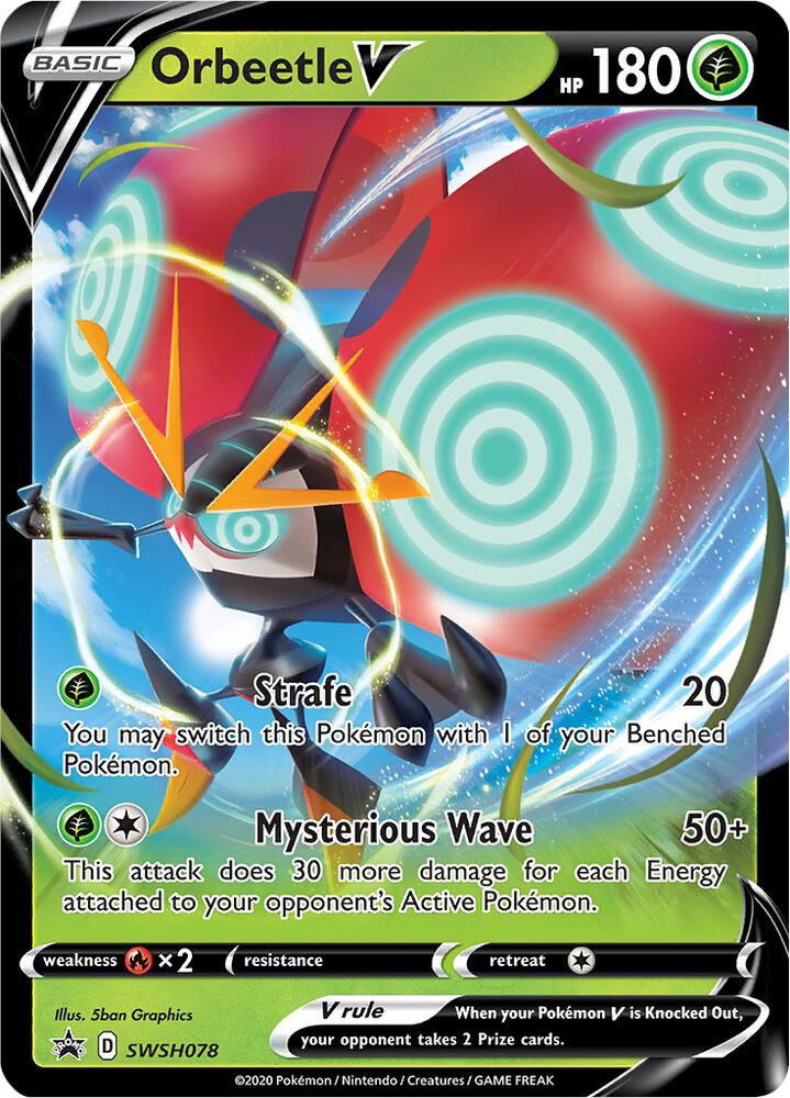 Orbeetle V - SWSH078 - SWSH078 Promo SWSH: Sword & Shield Promo Cards