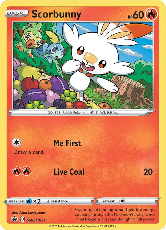 Scorbunny - SWSH071 - SWSH071 Promo SWSH: Sword & Shield Promo Cards