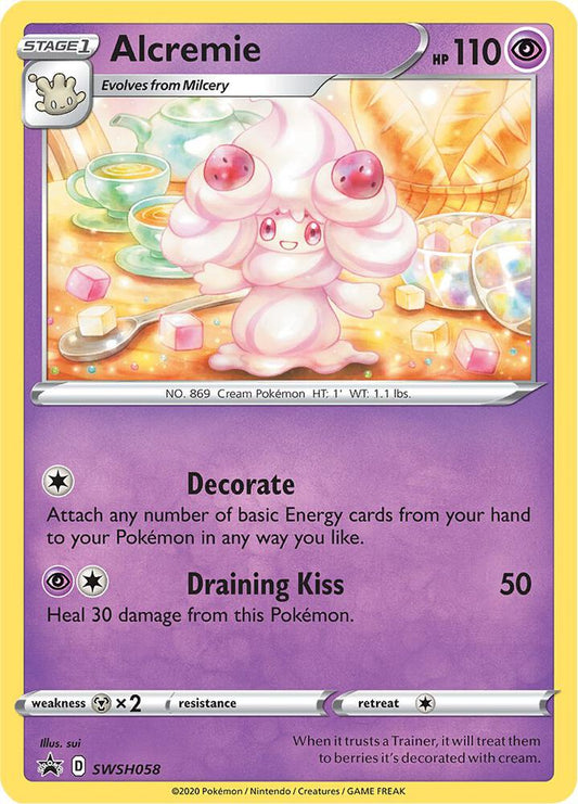 Alcremie - SWSH058 SWSH058 Promo Sword & Shield Promo Cards Pokémon card