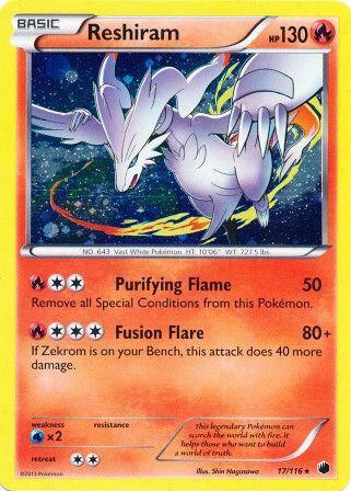 Reshiram - 17/116 (Cosmos Holo) 017/116 Promo Miscellaneous Cards & Products Pokémon card
