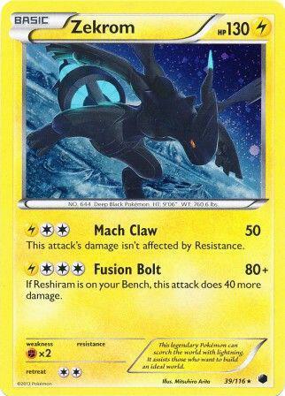 Zekrom - 39/116 (Cosmos Holo) 039/116 Promo Miscellaneous Cards & Products Pokémon card