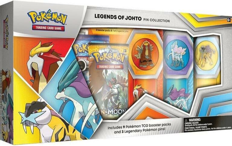 Legends of Johto Pin Collection - Miscellaneous Cards & Products