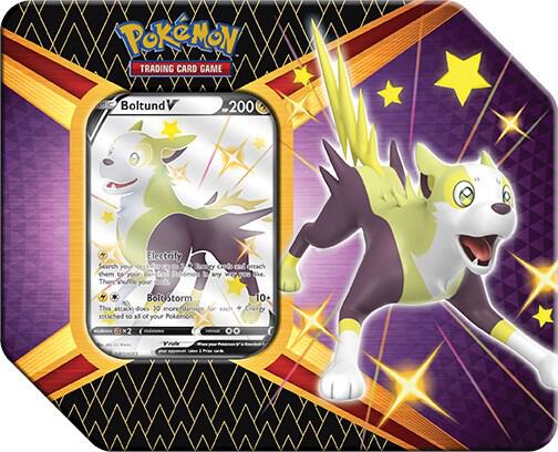 Shining Fates V Tin [Boltund V] Pokémon card