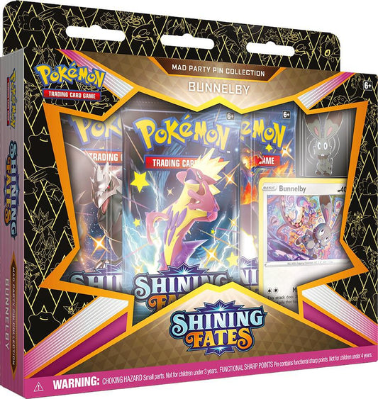 Shining Fates Mad Party Pin Collection [Bunnelby] Pokémon card