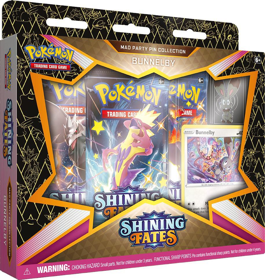 Shining Fates Mad Party Pin Collection [Bunnelby] Pokémon card