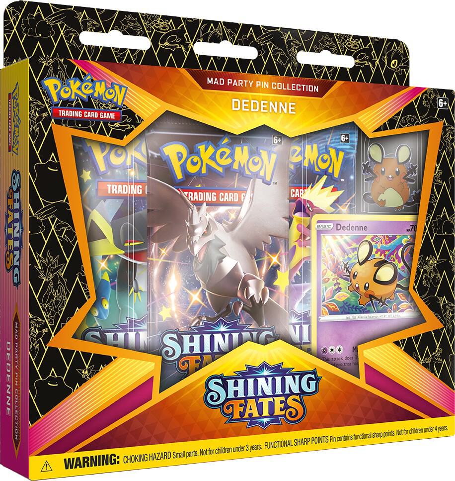 Shining Fates Mad Party Pin Collection [Dedenne] Pokémon card