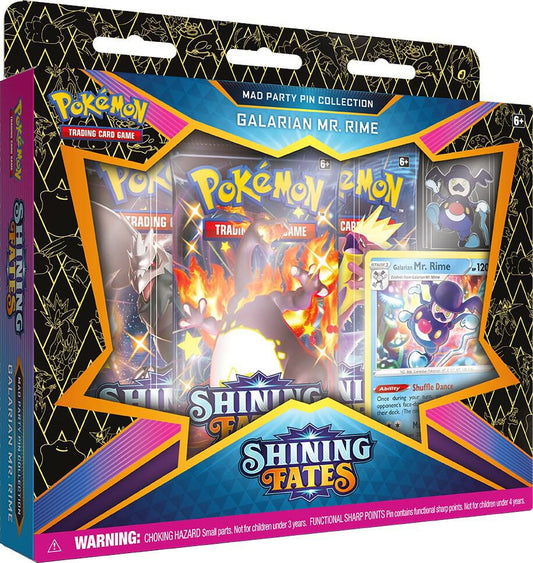 Shining Fates Mad Party Pin Collection [Galarian Mr. Rime] Pokémon card