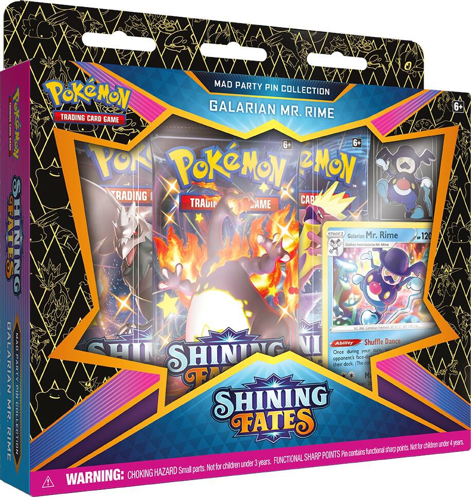 Shining Fates Mad Party Pin Collection [Galarian Mr. Rime] - Shining Fates