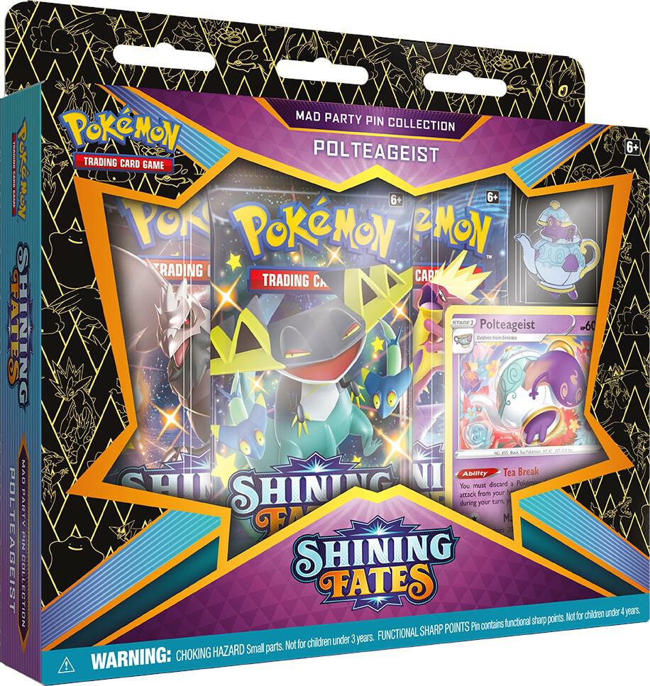 Shining Fates Mad Party Pin Collection [Polteageist] Pokémon card