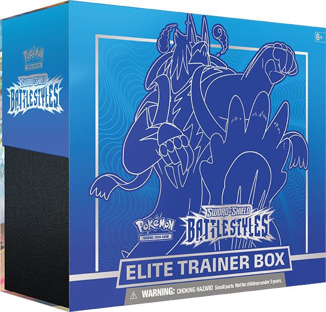 Battle Styles Elite Trainer Box [Rapid Strike Urshifu] (Blue) - SWSH05: Battle Styles (Seal Minor Tear)