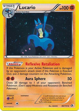 Lucario - 80/113 (Cosmos Holo) 080/113 Promo Miscellaneous Cards & Products Pokémon card
